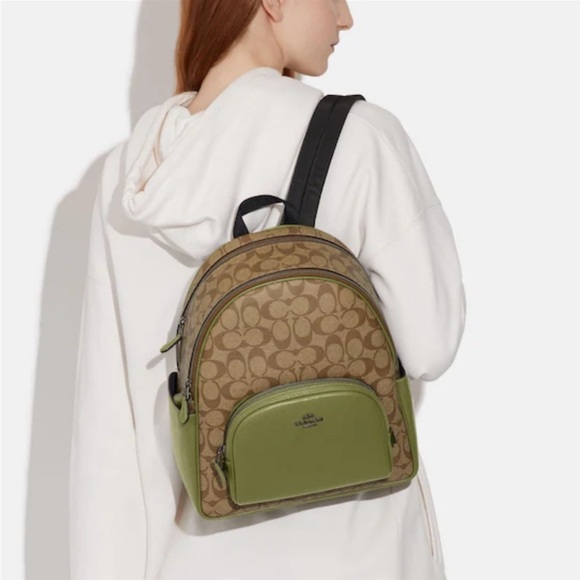 Coach Bags Coach Court Backpack In Signature Canvas Poshmark